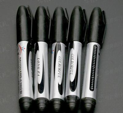 廠家小額批發(fā)辦公文教用品環(huán)保快干油性大頭黑色簽字筆 700記