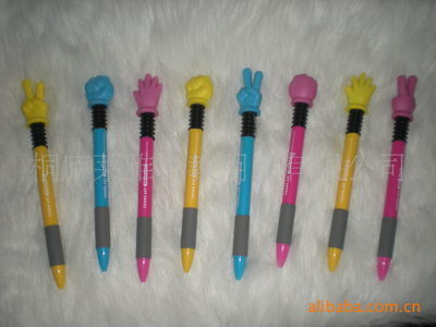 【供應手指廣告筆,造型筆,石頭剪子布,展示盒包裝】價格,廠家,圖片,圓珠筆、原子筆,桐廬萊雅文教用品-